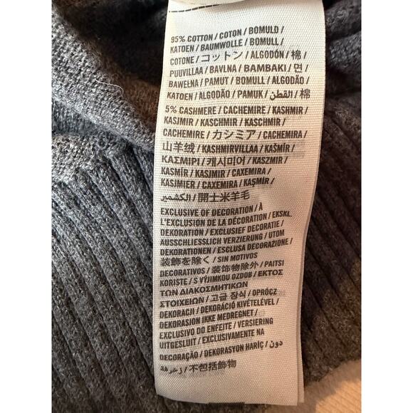 Vintage 90s Abercrombie & Fitch Cashmere Blend V-Neck Sweater – Men’s XXL - Picture 4 of 7